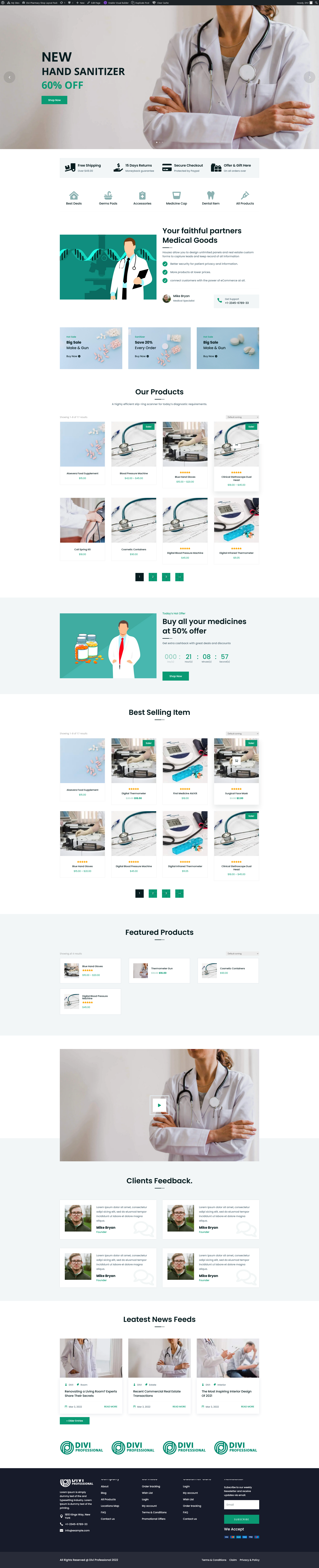 Divi Lawyer and Law Firm Layout Pack